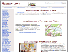 Tablet Screenshot of mapwatch.com